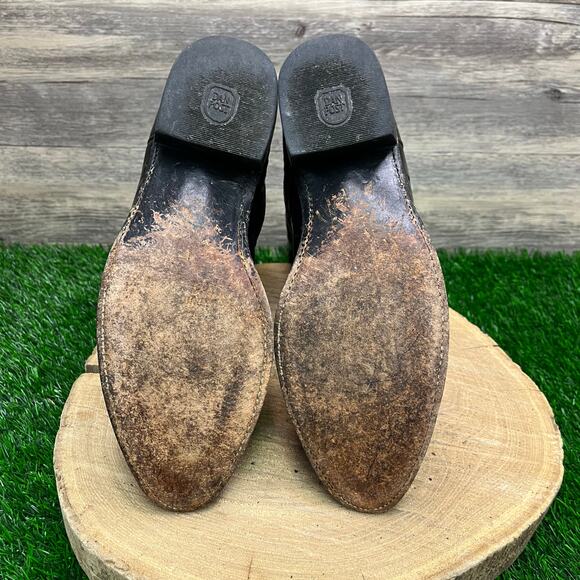 Dan Post Men - Size 9.5D - Vintage Black Eel Skin Cowboy Boots DPS367 - Picture 8 of 12